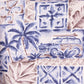 Camisa hawaiana azul (M) Campia