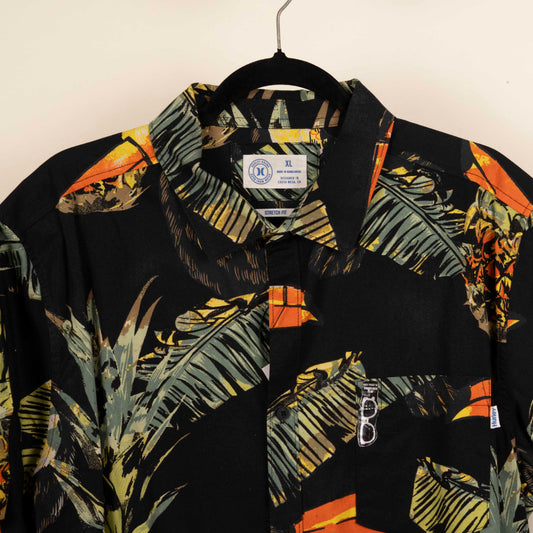 Camisa Estampada Negro (XL) Hurley