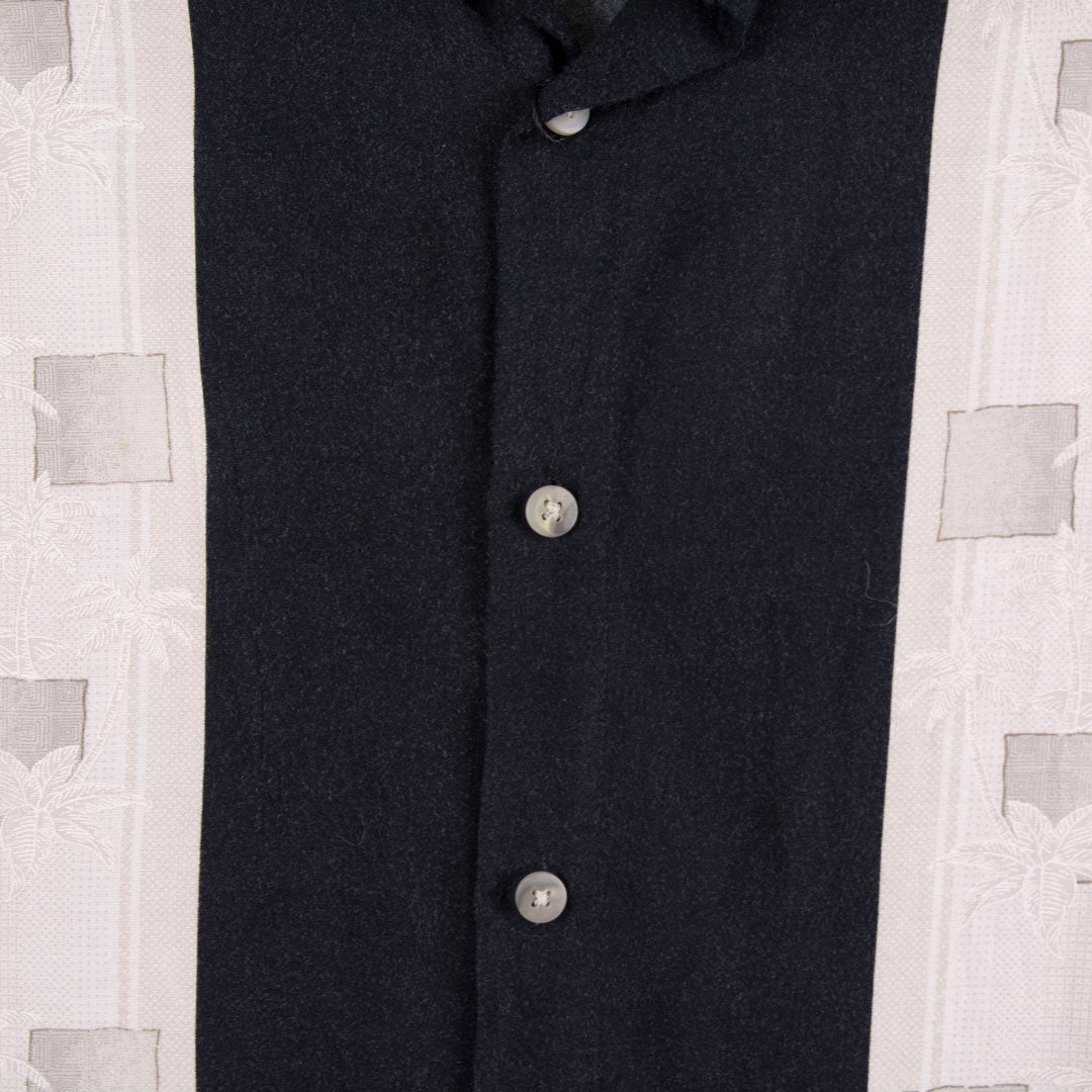 Camisa hawaiana negro (L) Campia
