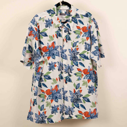 Camisa Estampada Blanco (2XL) Ven Heusen
