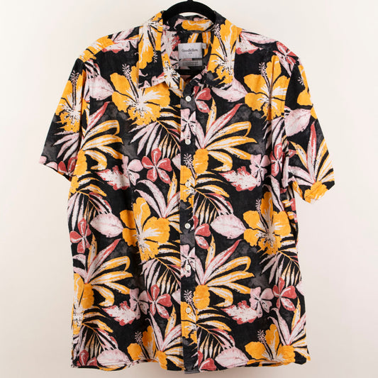 Camisa hawaiana negro (XL) Goodfellow&Co