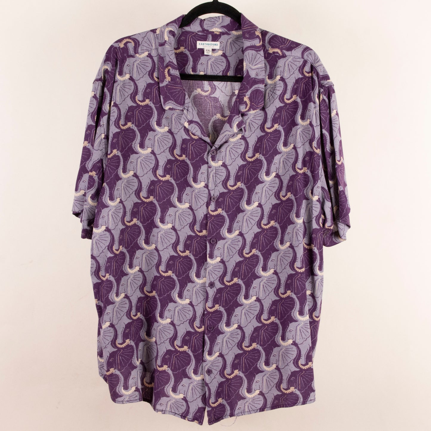 Camisa estampada morado (2XL) Earthbound
