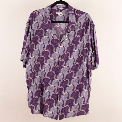 Camisa estampada morado (2XL) Earthbound