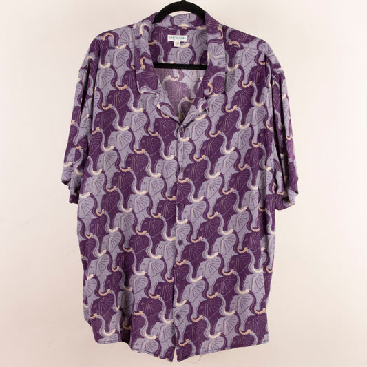 Camisa estampada morado (2XL) Earthbound