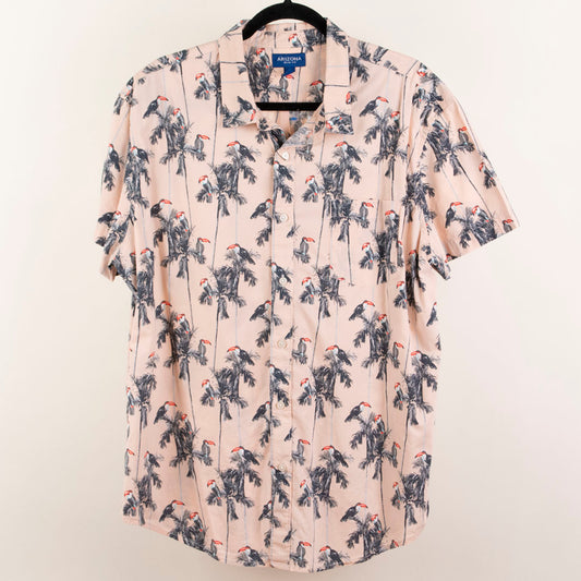 Camisa hawaiana rosa (XL) Arizona Jean