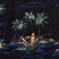Camisa hawaiana negro (XL) Batik Bay
