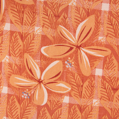 Camisa hawaiana naranja (M) Haggar