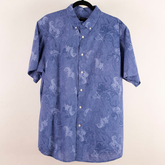 Camisa estampado azul (L) Cremieux