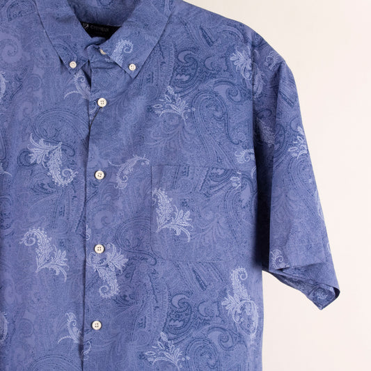 Camisa estampado azul (L) Cremieux