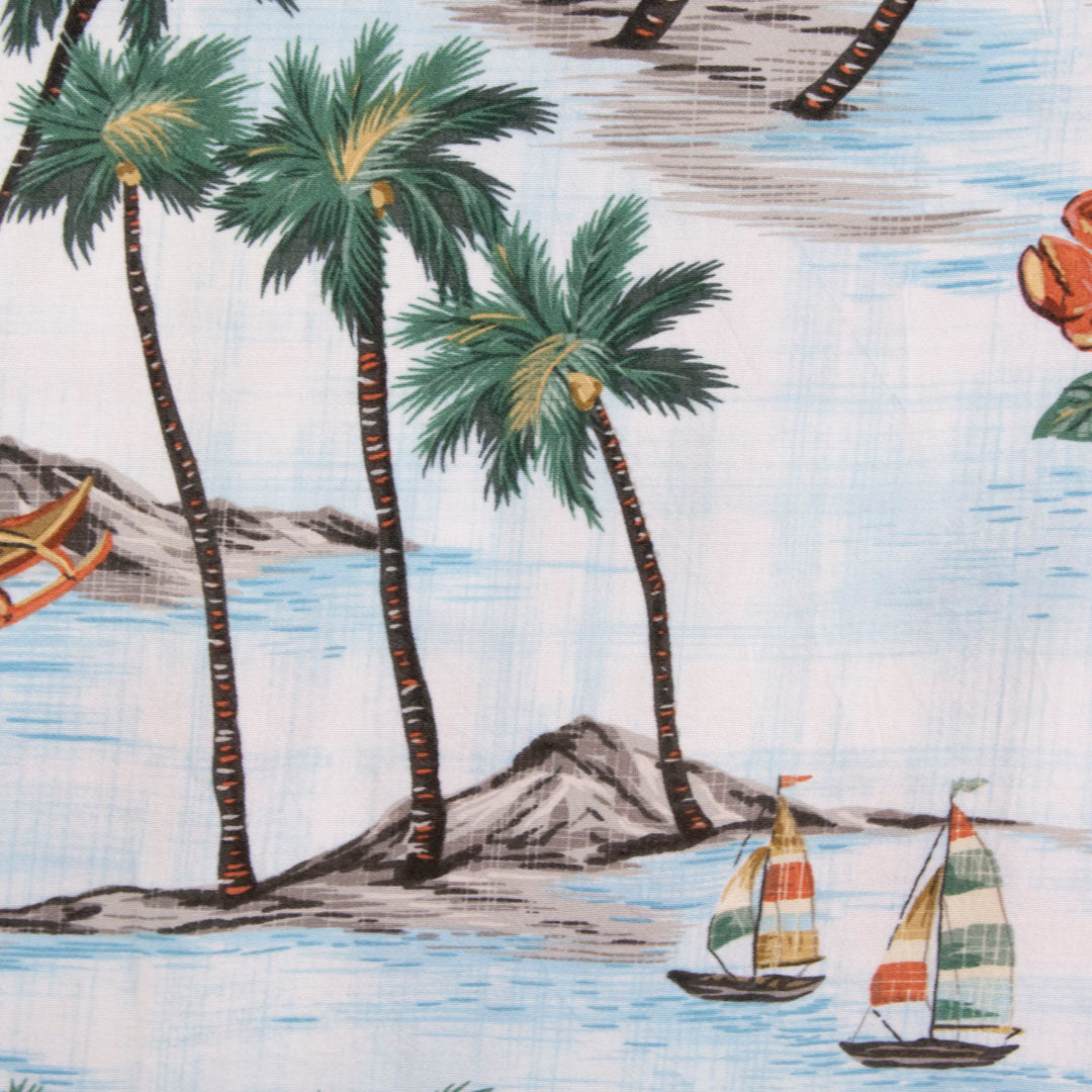 Camisa hawaina azul (L) Batik Bay