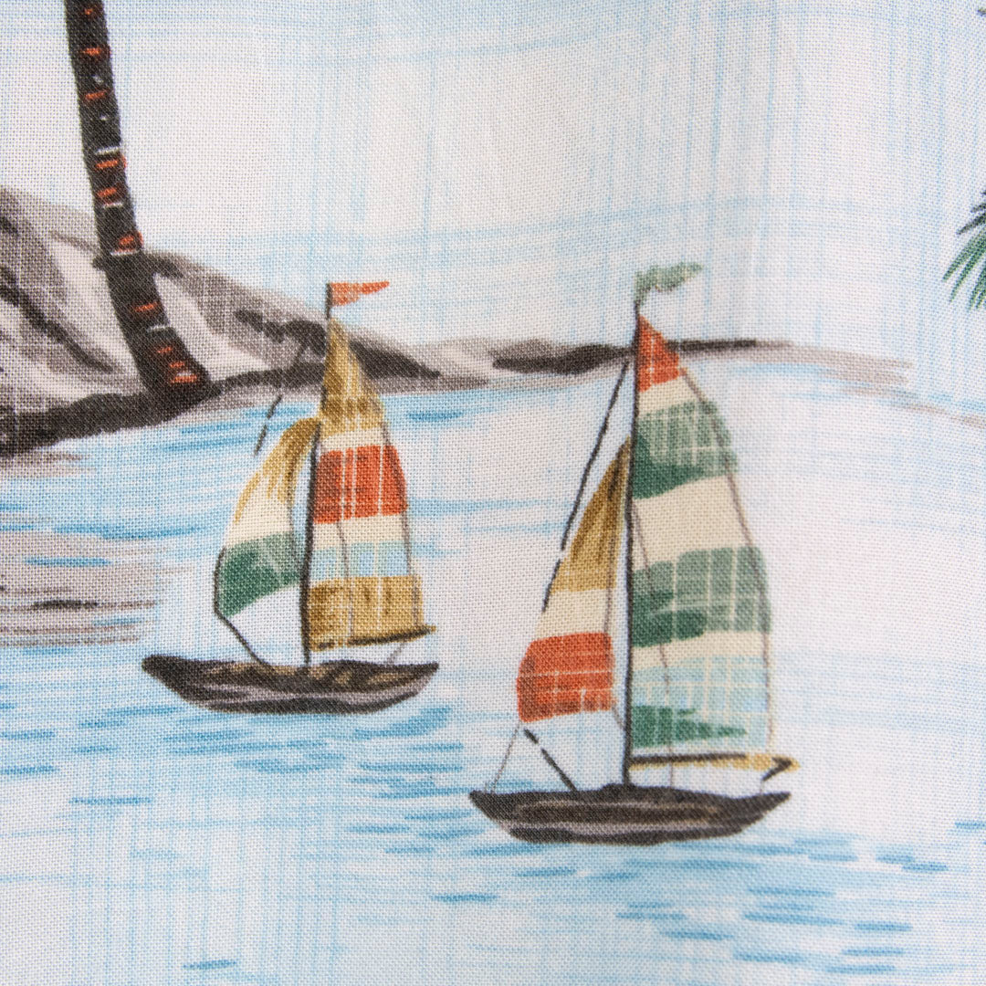 Camisa hawaina azul (L) Batik Bay