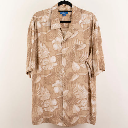 Camisa hawaiana beige (XL) Puritan