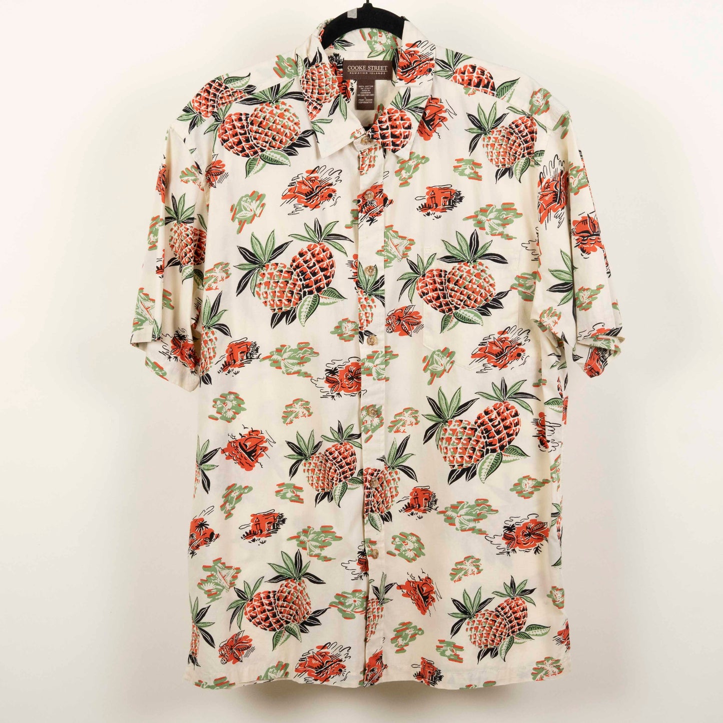 Camisa Estampada Beige (L) Cooke Street