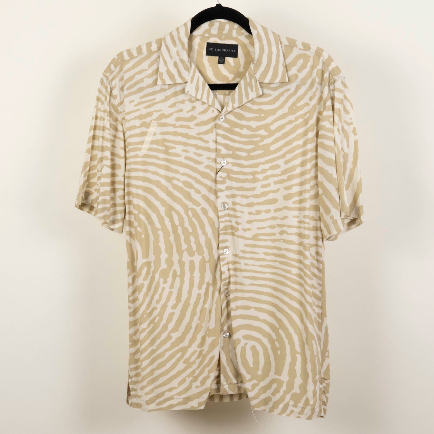 Camisa Hawaiana Beige (XS) No boundaries
