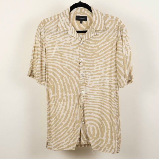 Camisa Hawaiana Beige (XS) No boundaries