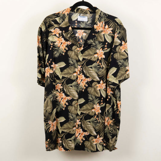 Camisa Hawaiana Negro (L) Old Navy