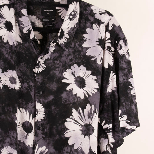 Camisa hawaiana negro (L) Quicksilver