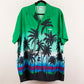 Camisa hawaiana verde (XL) Highseas Resort