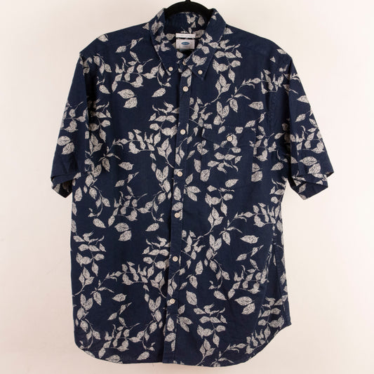 Camisa hawaiana azul (L) Old Navy