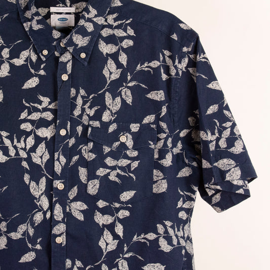 Camisa hawaiana azul (L) Old Navy