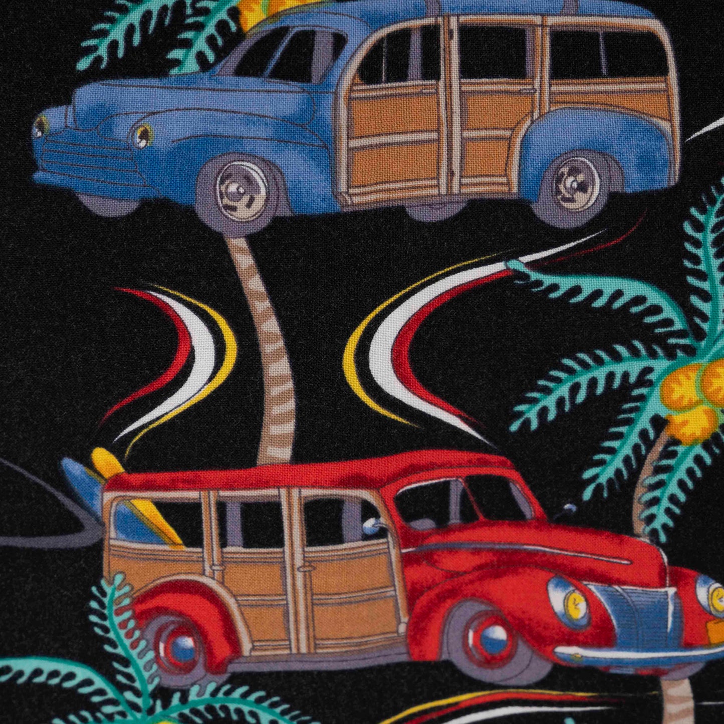 Camisa Hawaiana Negro (2XL) The Hawaian Original