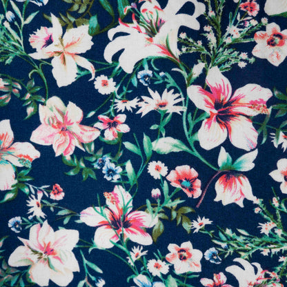 Camisa Estampada Azul (L) Denim & Flower