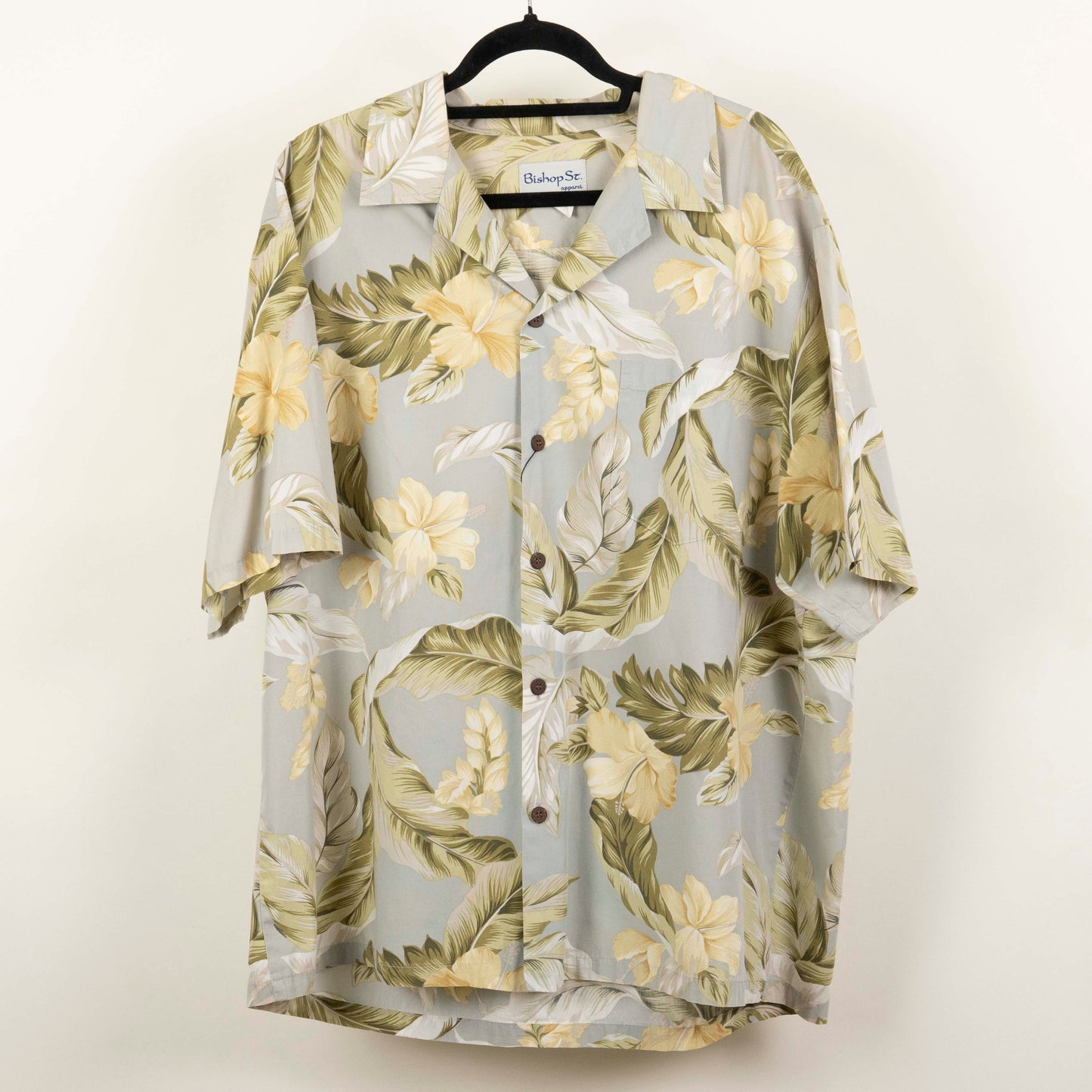 Camisa Hawaiana Verde (2XL) Bishop ST