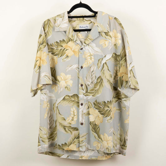 Camisa Hawaiana Verde (2XL) Bishop ST