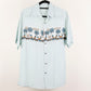 Camisa hawaiana verde (S) Batik Bay