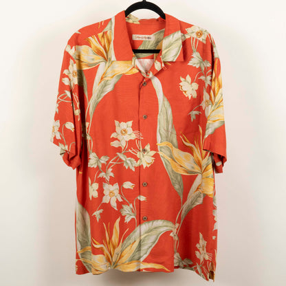 Camisa Hawaiana Naranja (XL) Tommy Bahama
