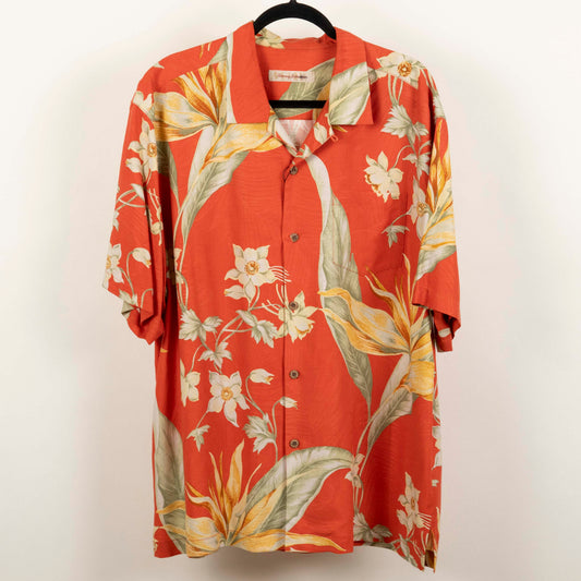 Camisa Hawaiana Naranja (XL) Tommy Bahama