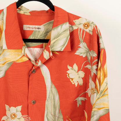 Camisa Hawaiana Naranja (XL) Tommy Bahama