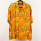 Camisa hawaiana naranja (XL) Puritan