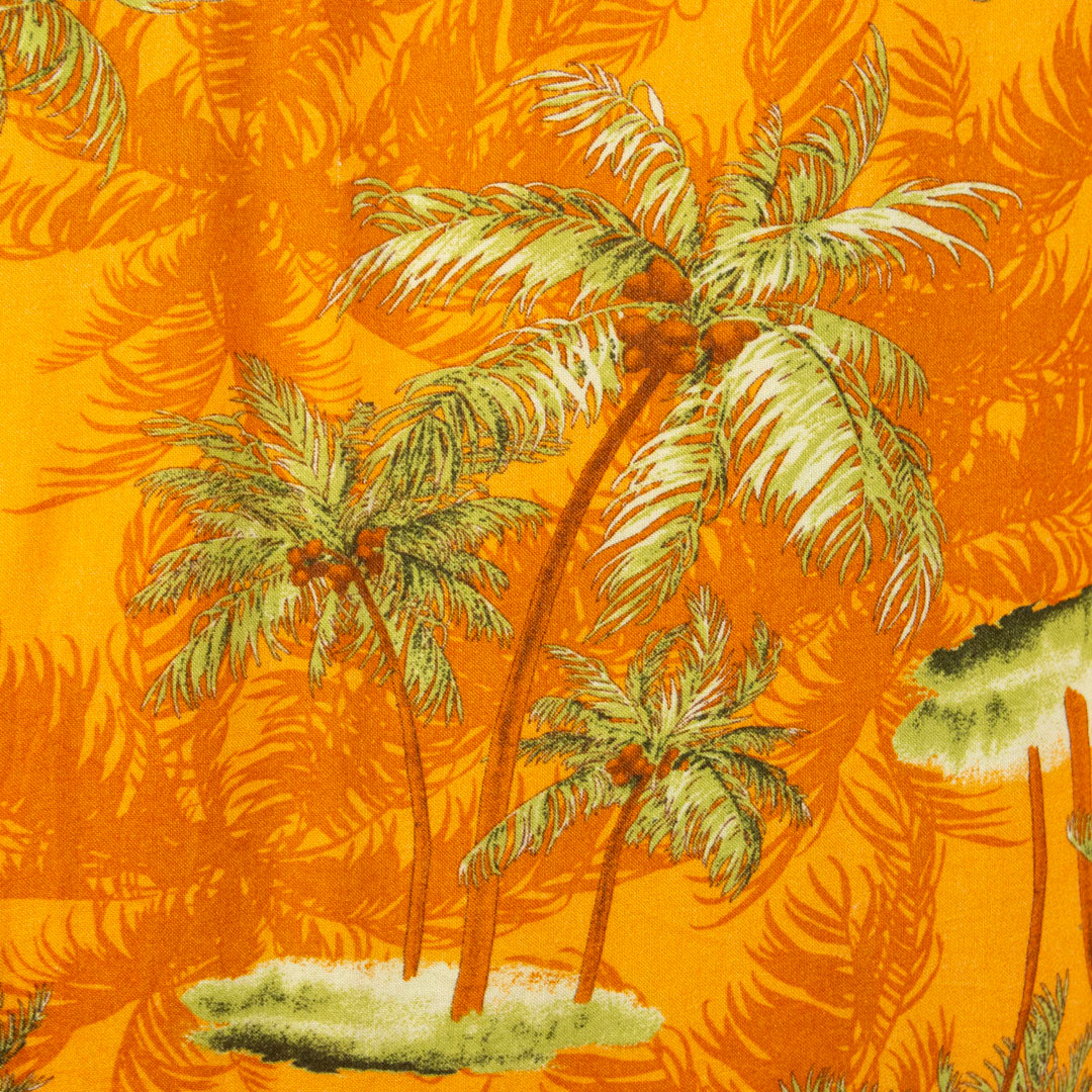 Camisa hawaiana naranja (XL) Puritan