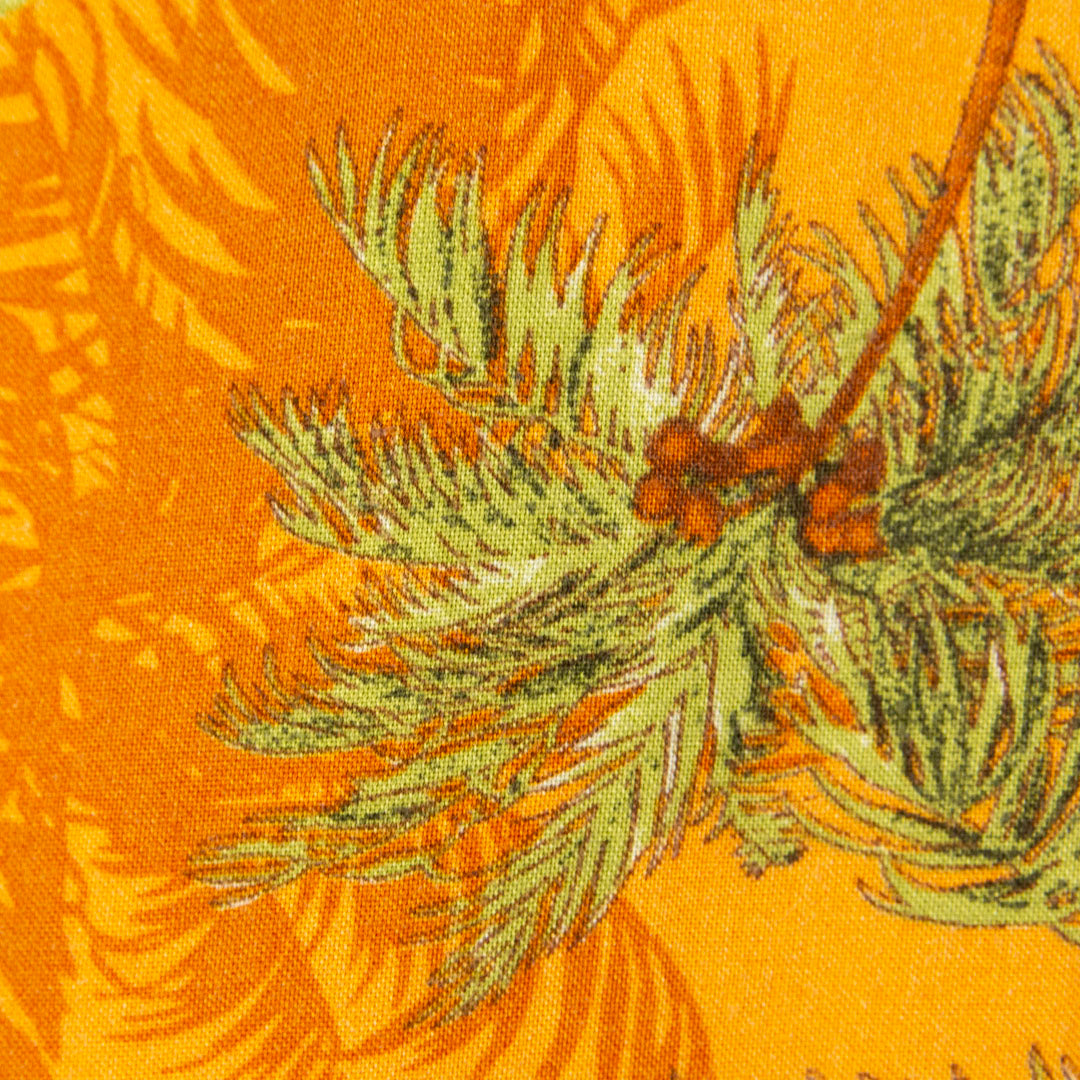 Camisa hawaiana naranja (XL) Puritan