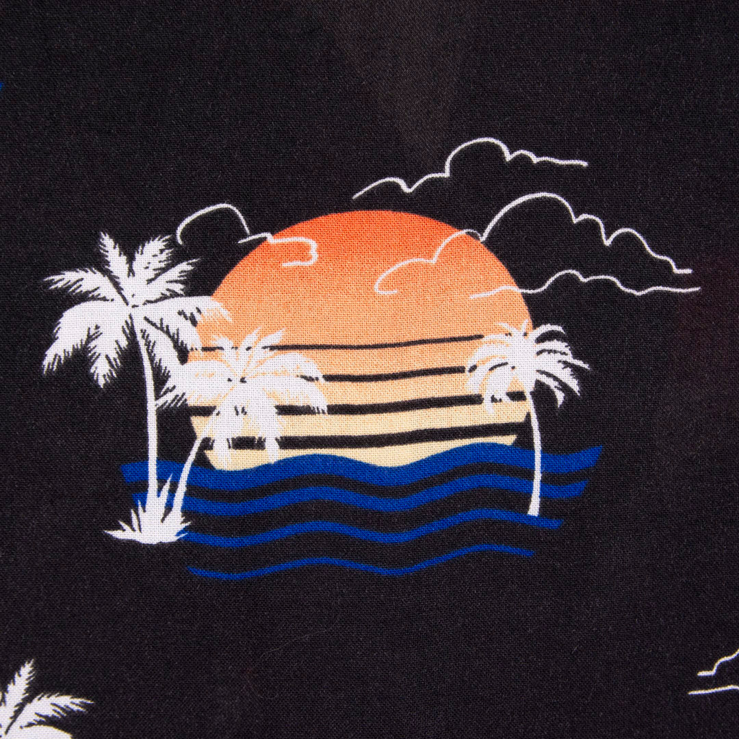 Camisa hawaiana negro (XL) No boundaries