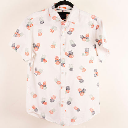 Camisa hawaiana blanco (S) Denim & Flower