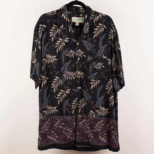Camisa hawaiana negro (L) Havana Jack's Cafe