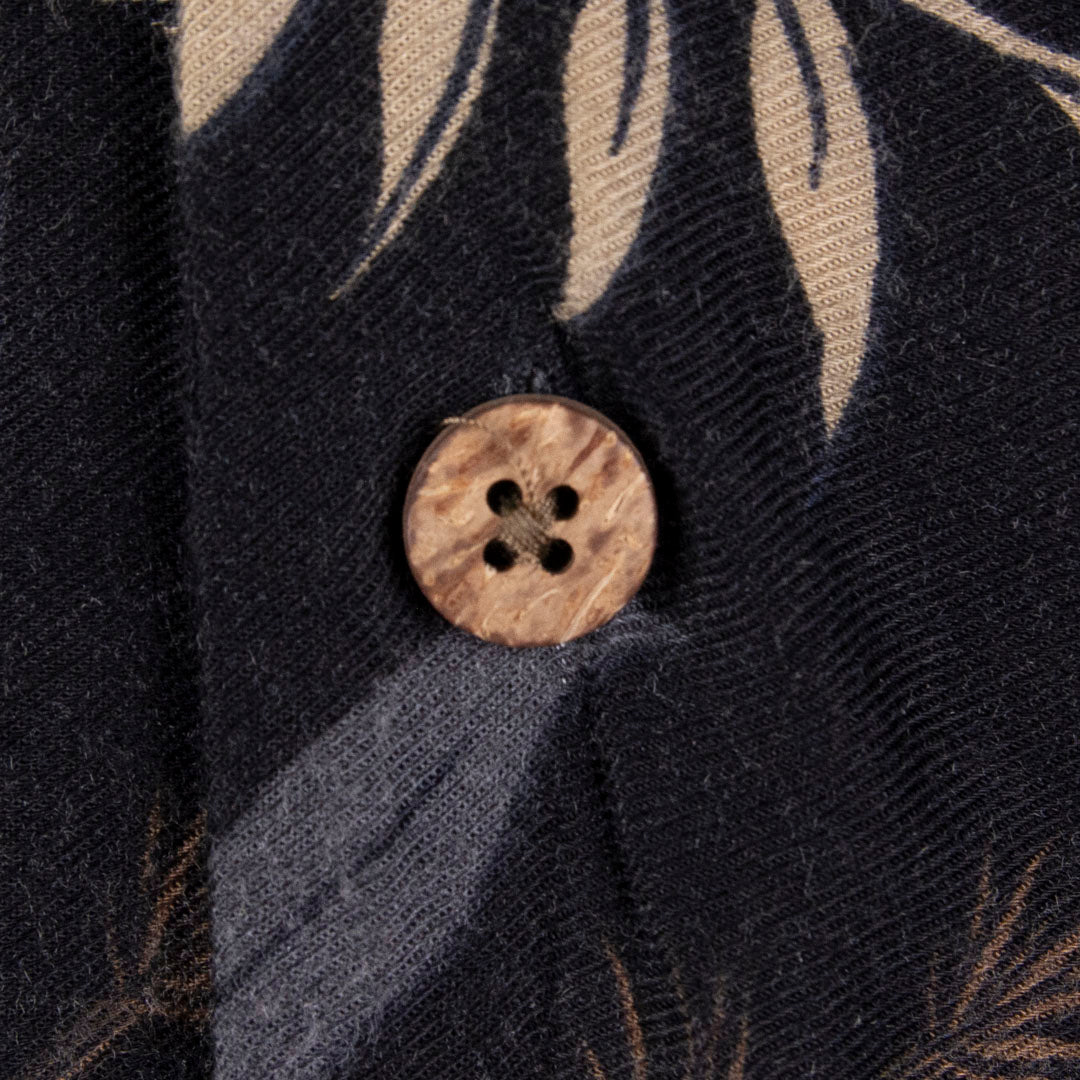 Camisa hawaiana negro (L) Havana Jack's Cafe