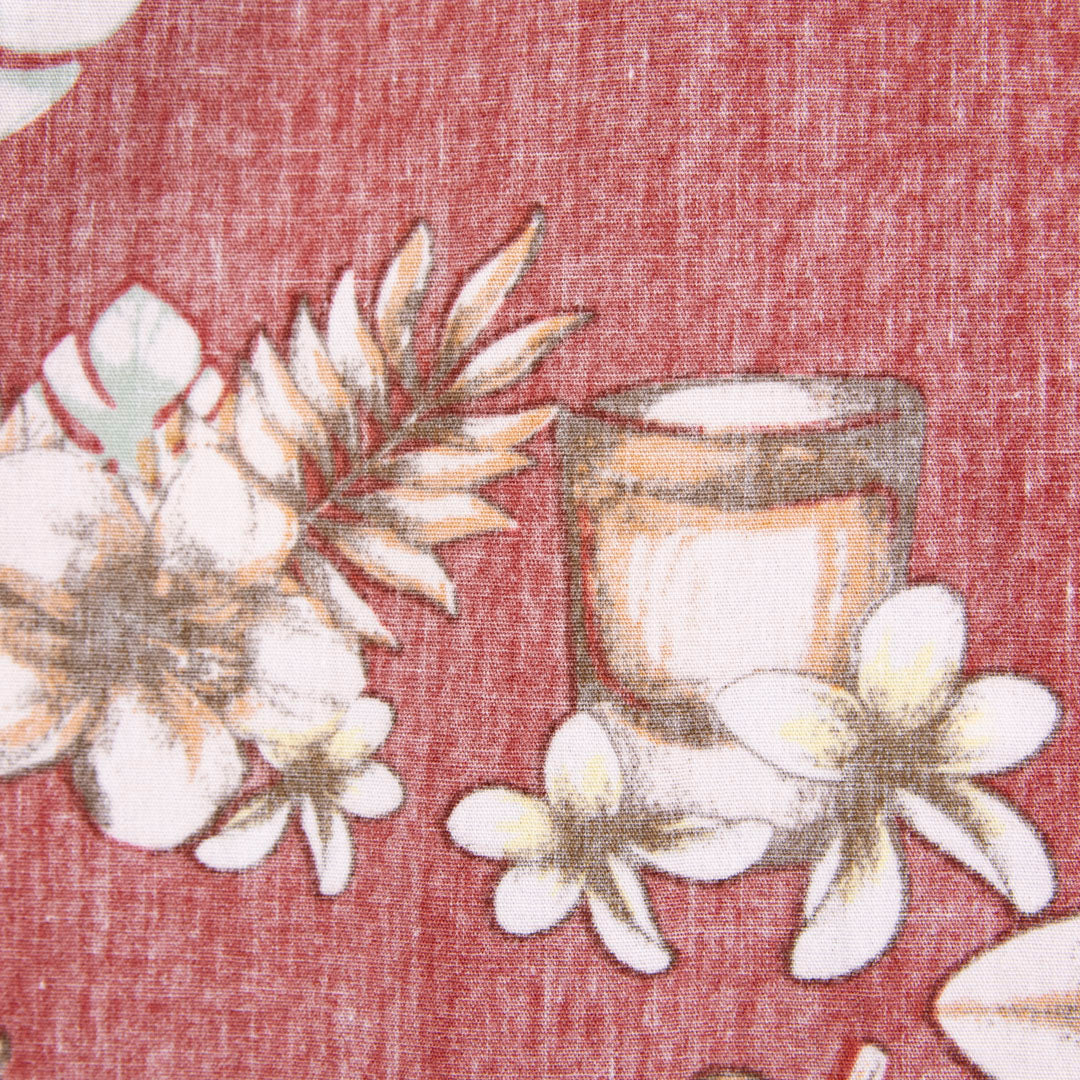 Camisa hawaiana rojo (L) Jack O'Neill