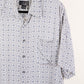 Camisa estampada beige (L) J. Ferrar