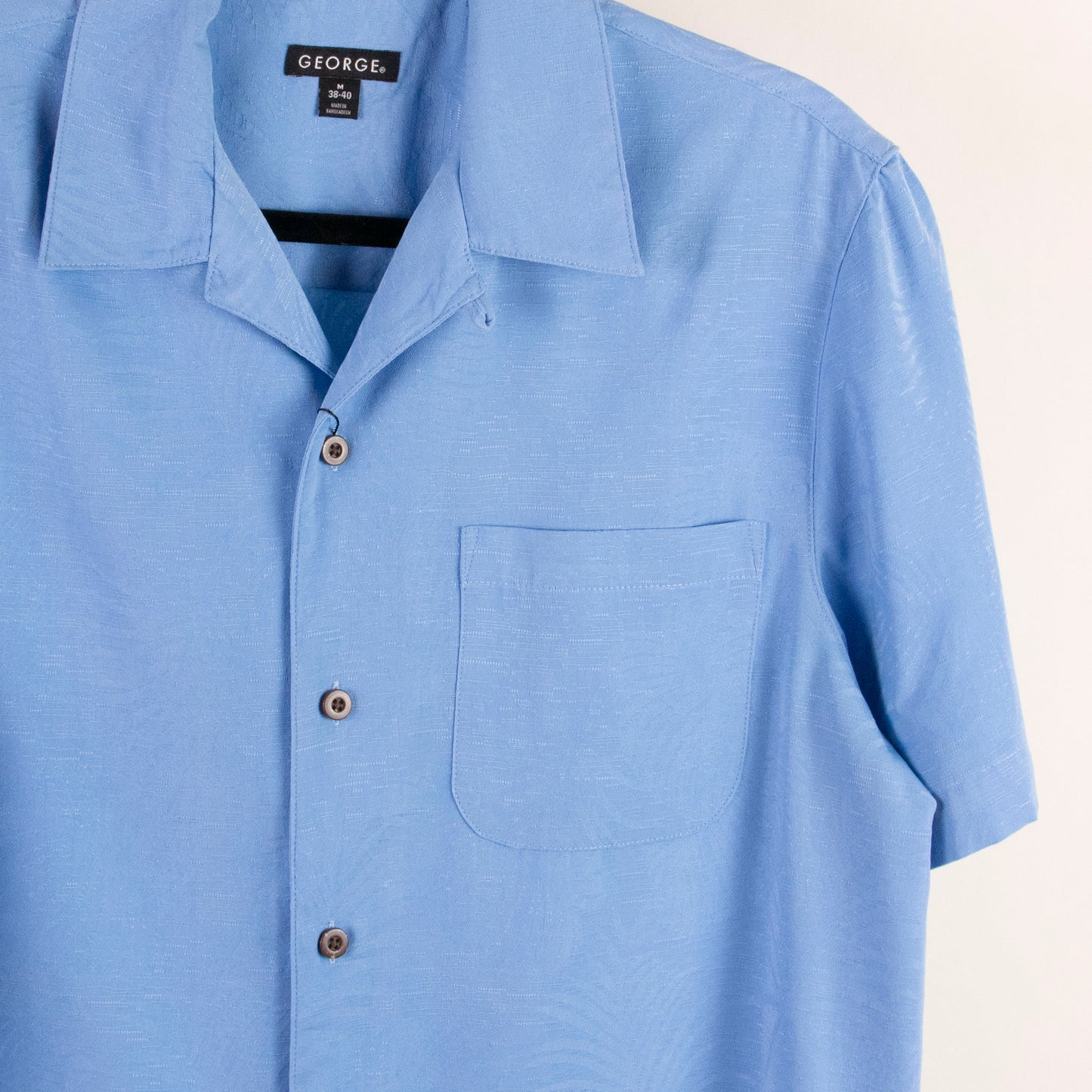 Camisa hawaiana azul (M) George