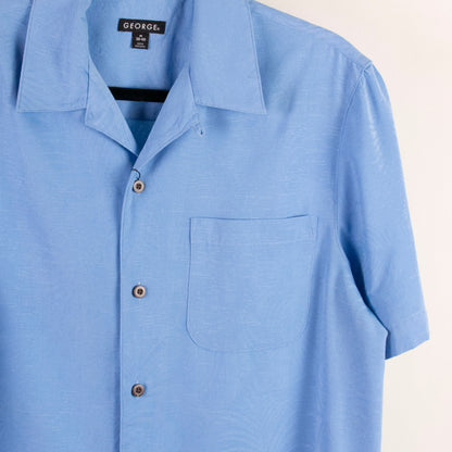 Camisa hawaiana azul (M) George
