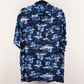 Camisa hawaiana azul (L) Puritan