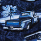 Camisa hawaiana azul (L) Puritan
