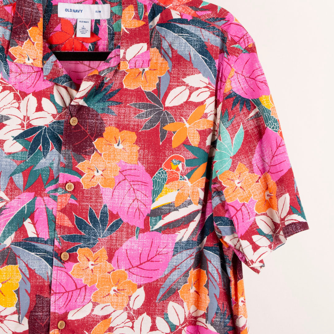 Camisa hawaiana multicolor (L) Old Navy