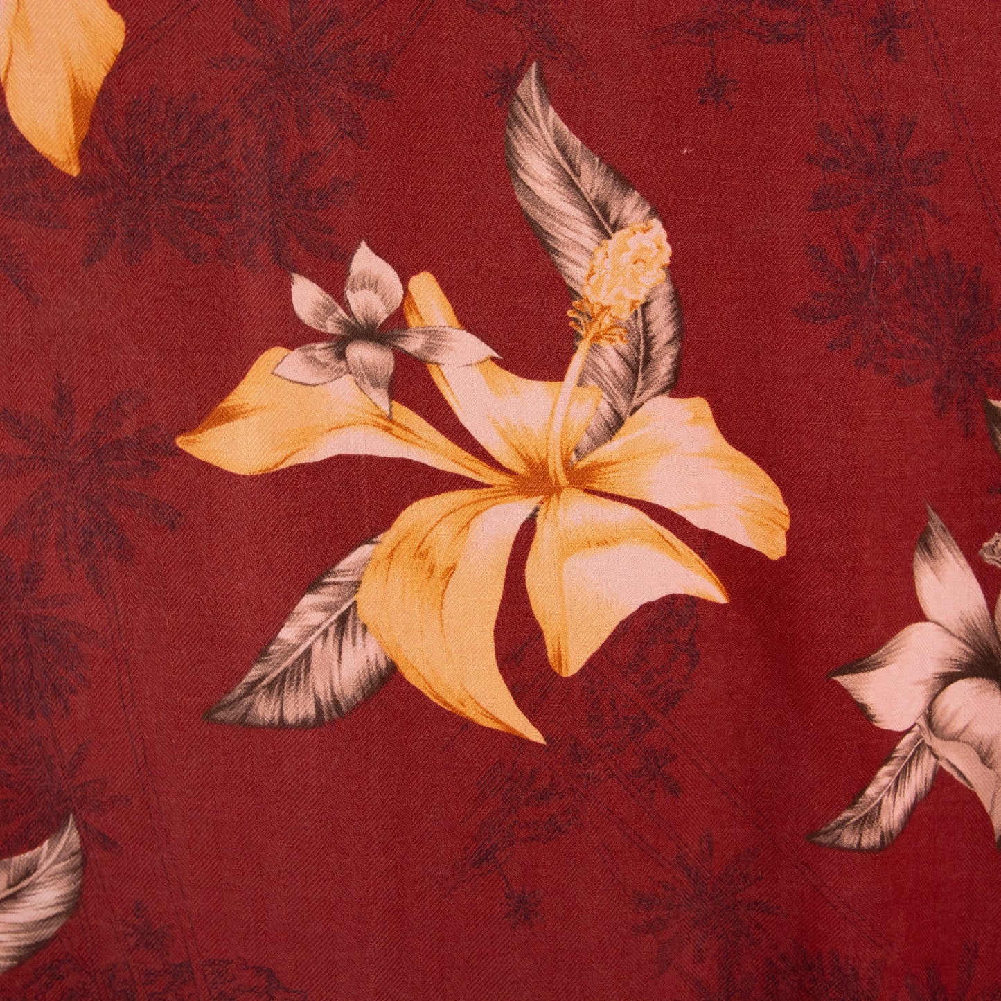 Camisa hawaiana rojo (M) Island Shores