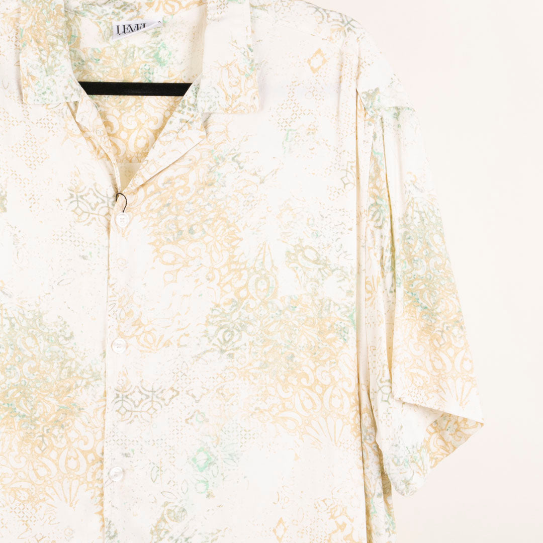 Camisa estampada blanco (XL) Level Ten
