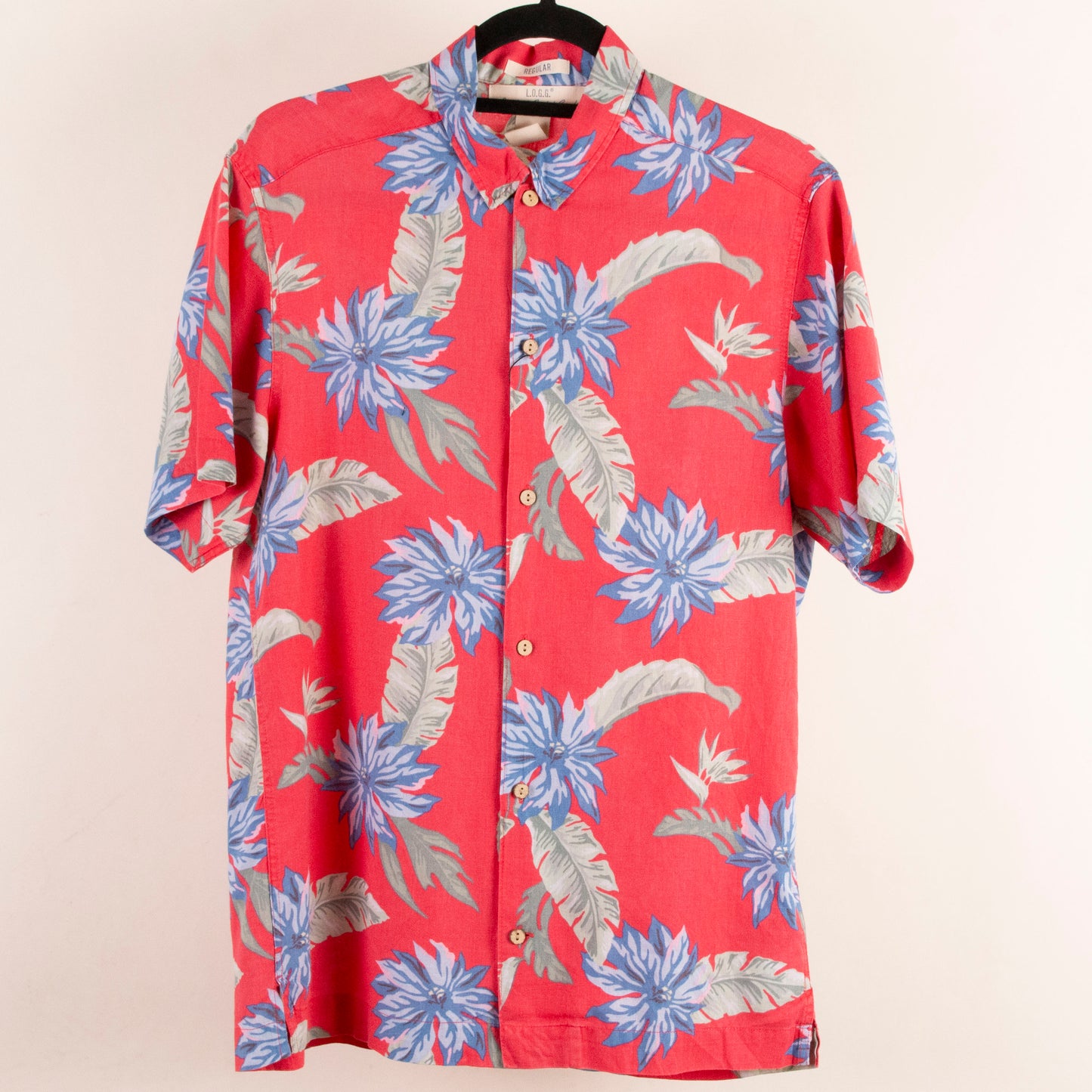 Camisa estampada rojo (XS) L.O.G.G.