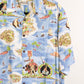 Camisa hawaiana azul (L) Go Barefoot